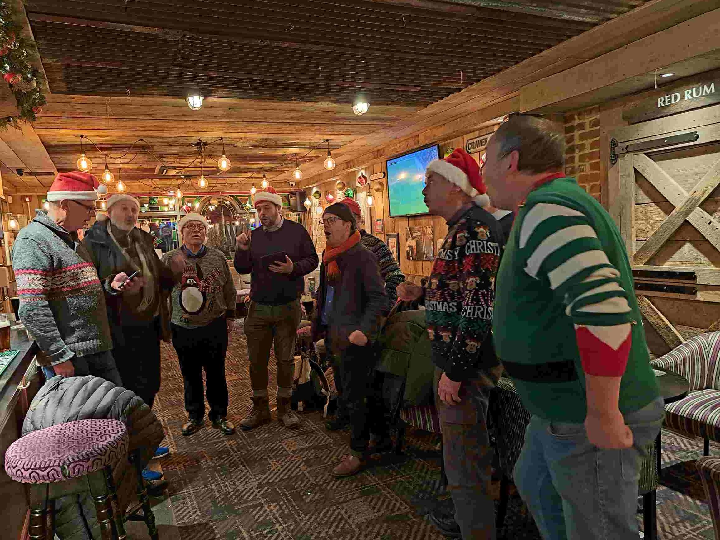 Capital Chorus annual Carol Crawl raises £163 for music charity