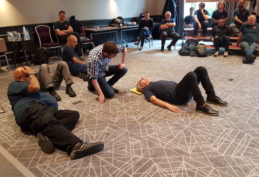 Intensive coaching weekend puts chorus flat on our backs